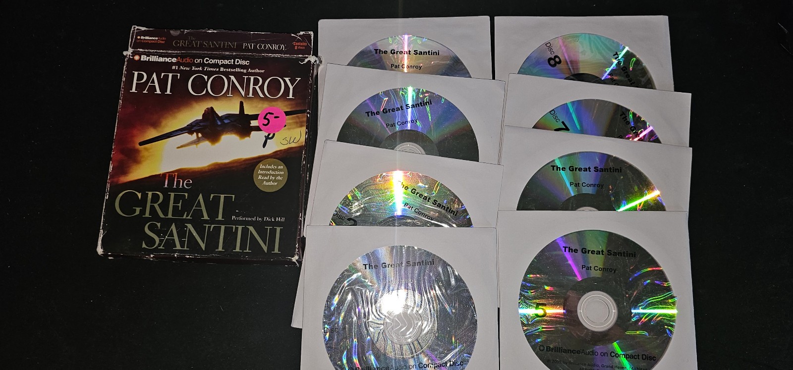 Pat Conroy The Great Santini AUDIO BOOK abridged 8cd used