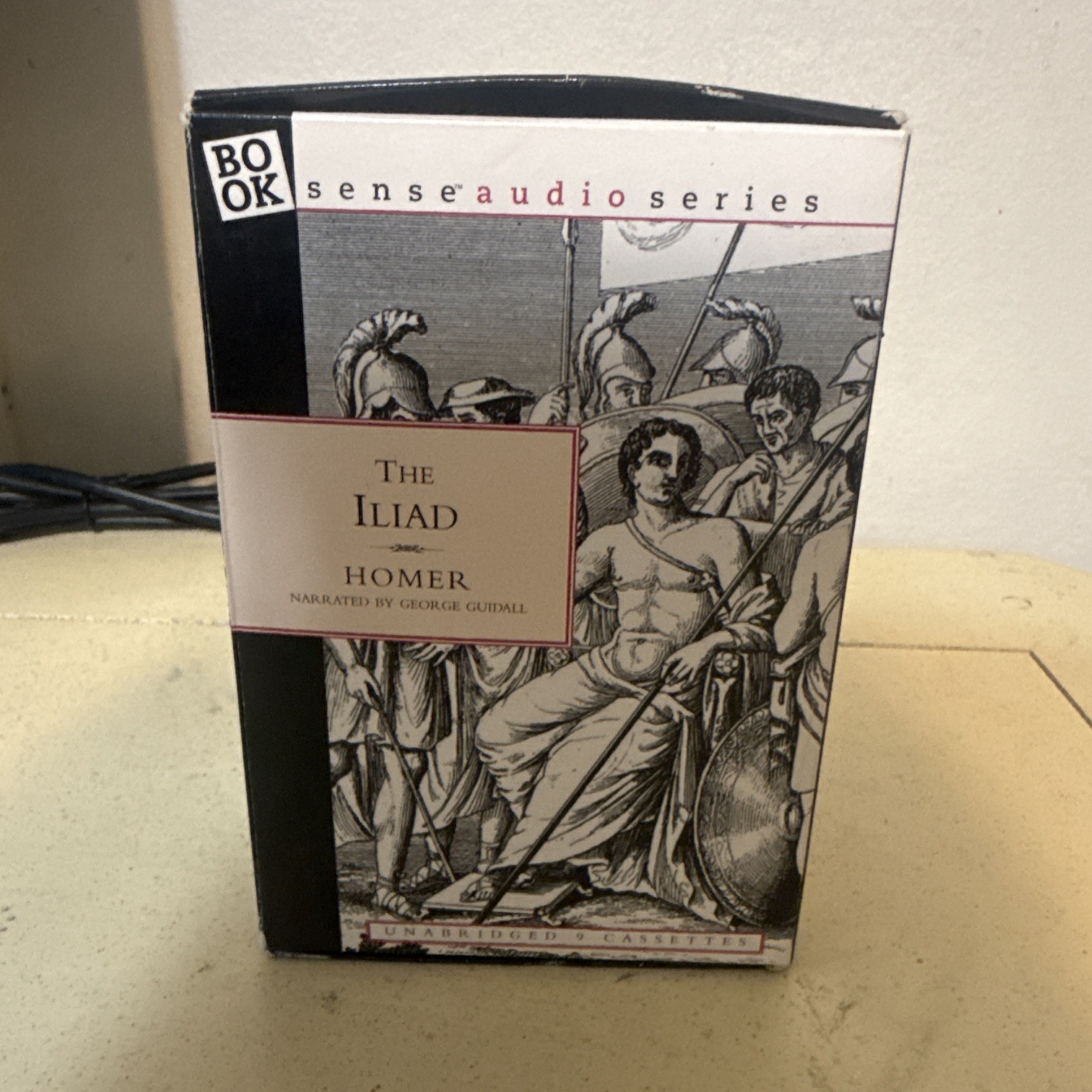 Vintage The Iliad Homer Sense Audio Series 9 Cassettes Box Set RARE