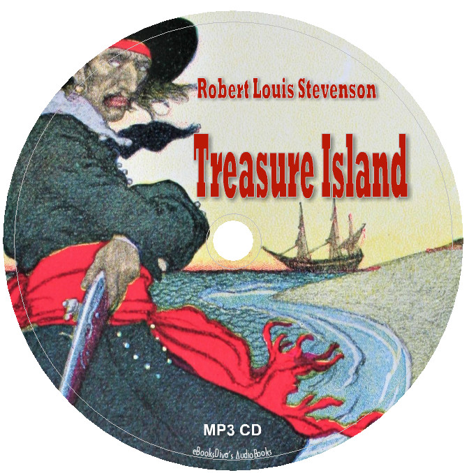 Treasure Island Robert Louis Stevenson Adventure Audiobooks in 1 MP3 Audio CD