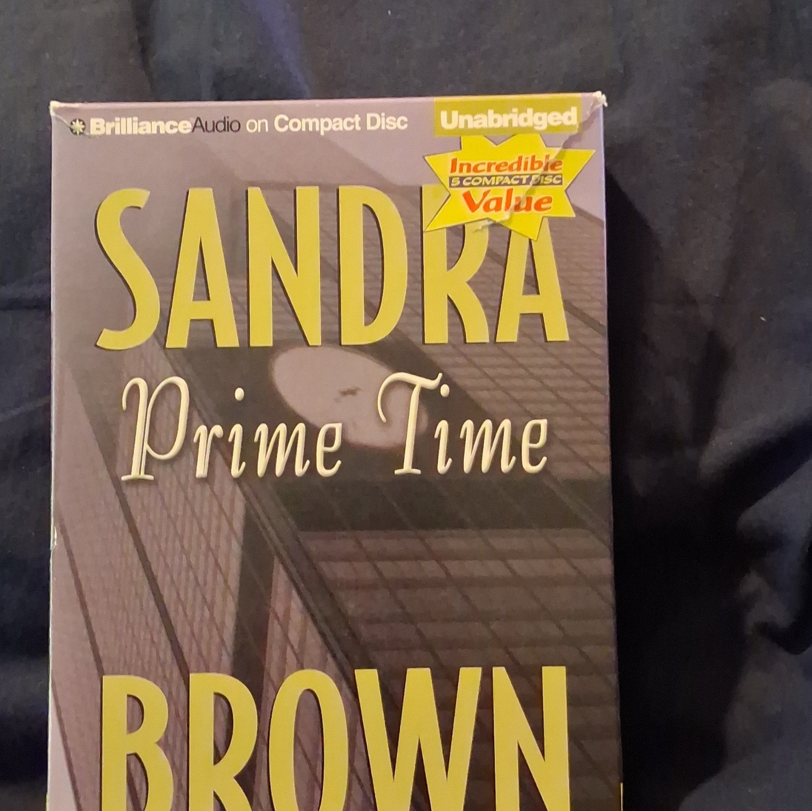 Prime Time by Sandra Brown Audiobook CDs Unabridged 5 Discs I combine shipping