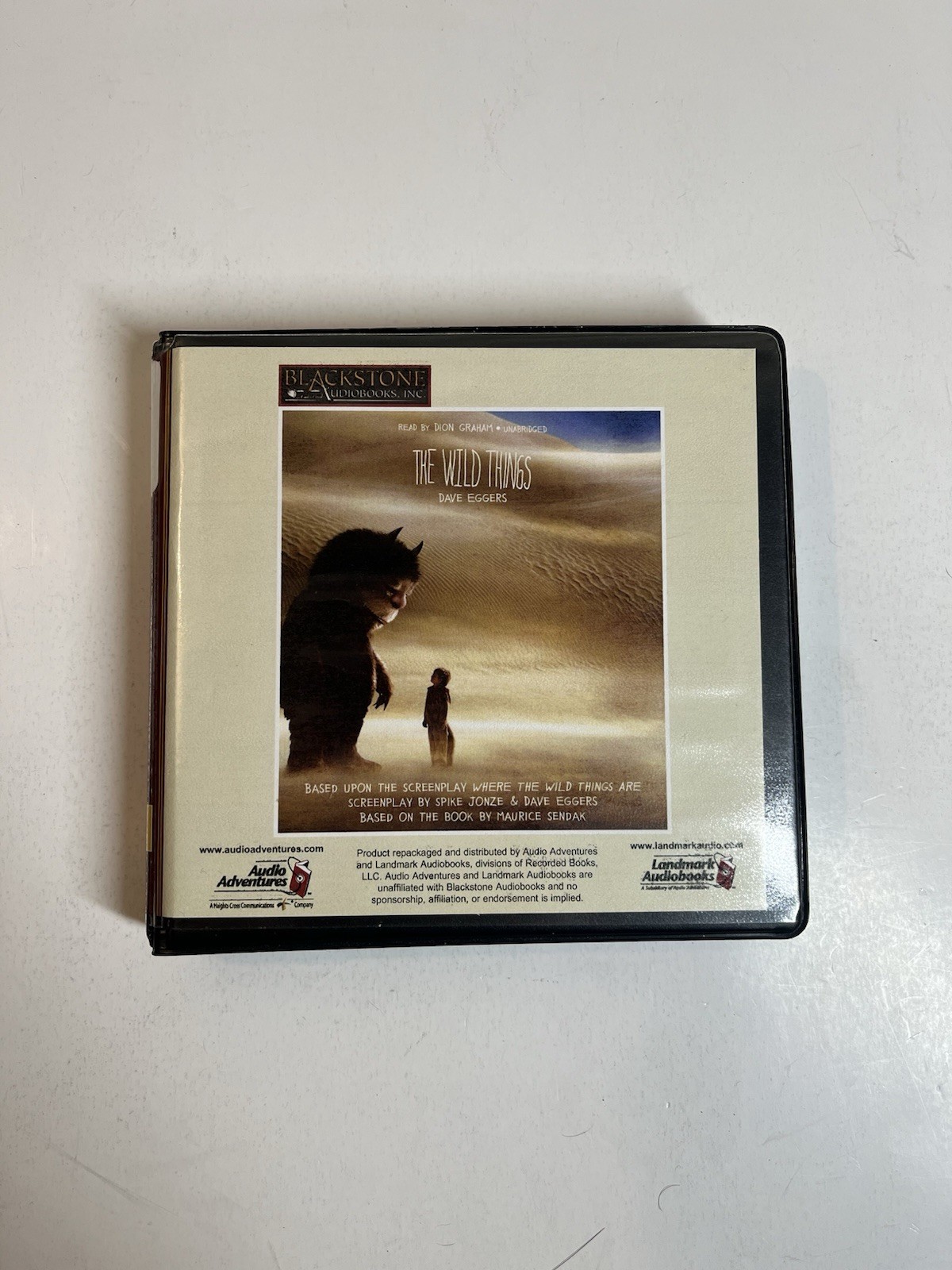 The Wild Things by Dave Eggers Audiobook (2009, 5 CD) Unabridged Ex-Library