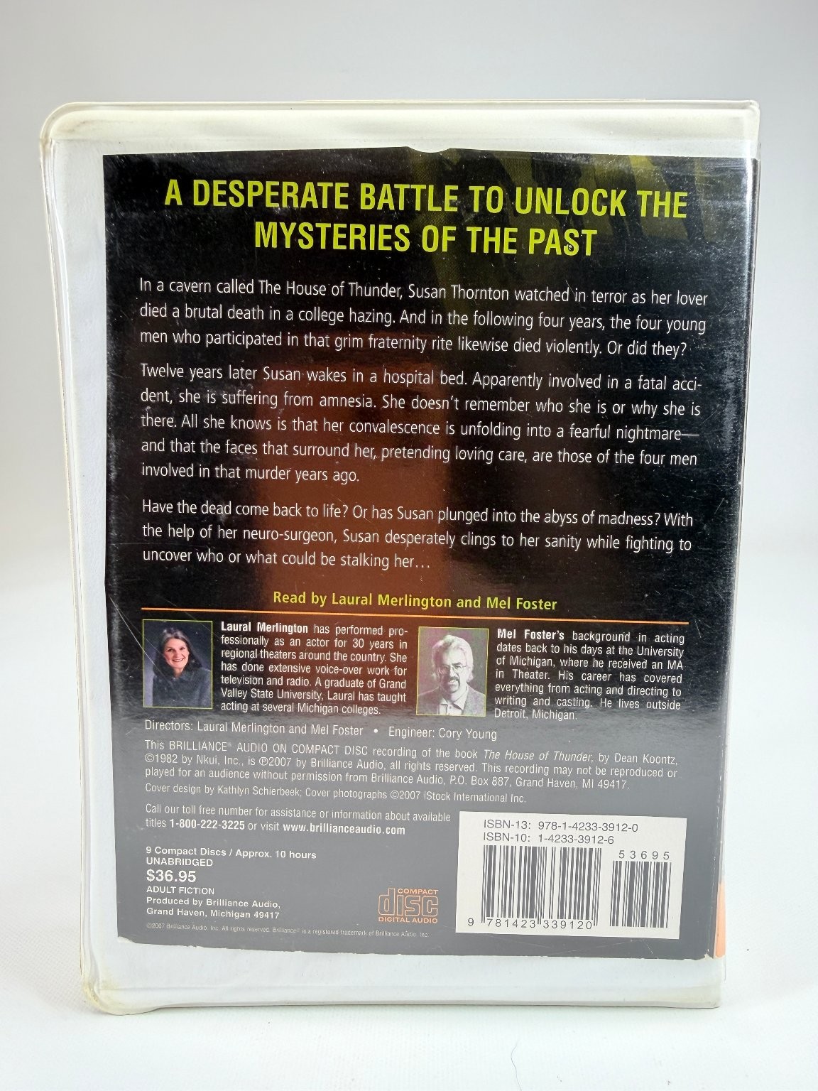 The House of Thunder by Dean Koontz Audiobook CDs Unabridged 9 Discs