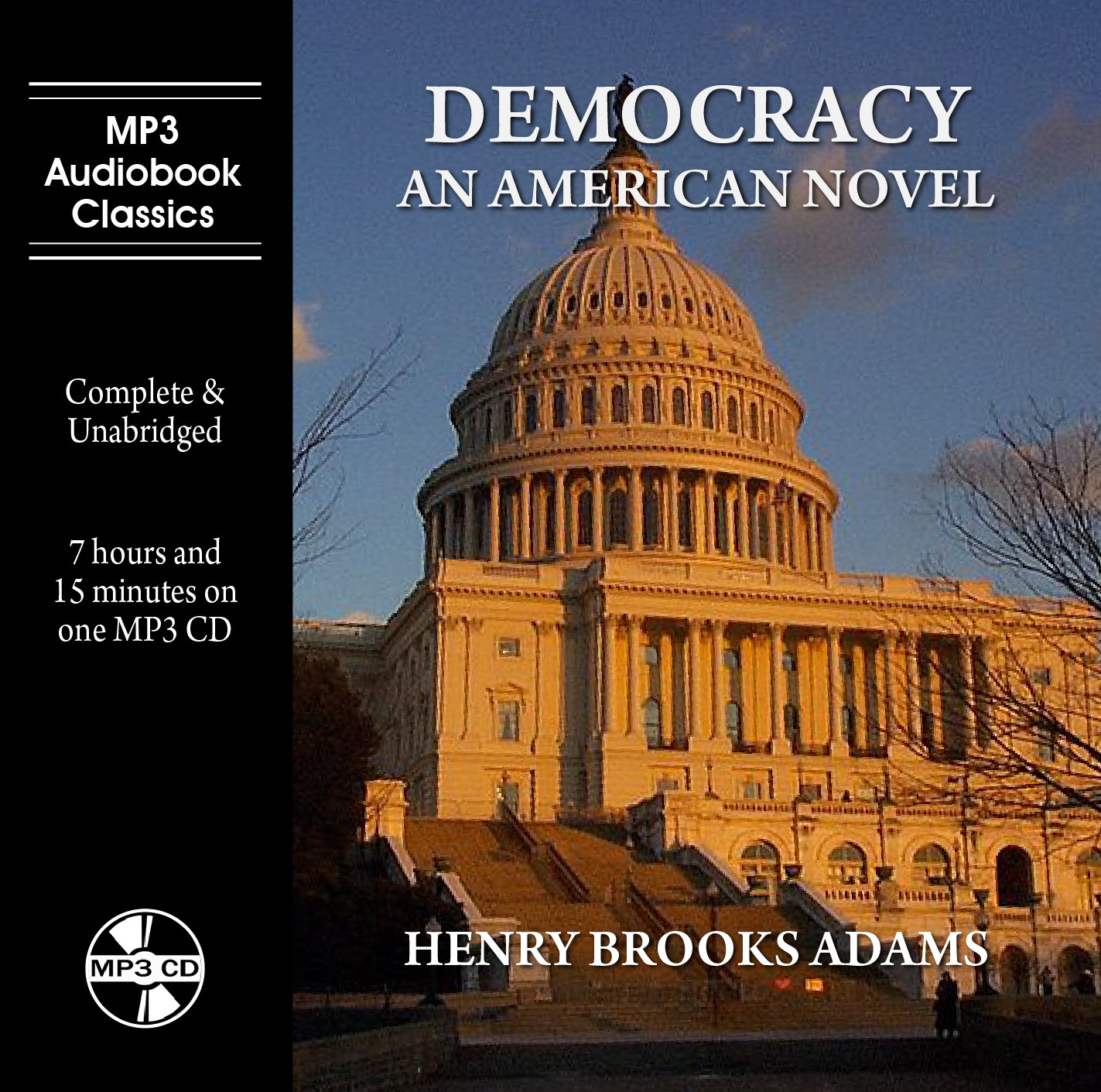 Democracy: An American Novel — MP3 CD Audiobook in paper sleeve