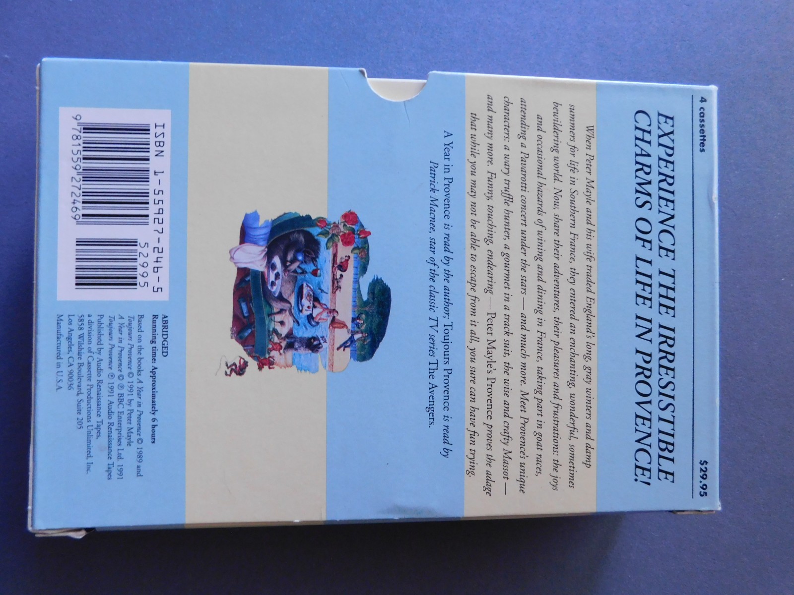 Peter Mayles’s Provence: Year In & Toujours — Audio book on 4 cassette tapes