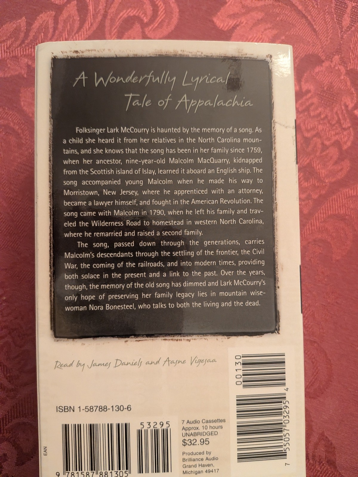 The Songcatcher by Sharyn McCrum (2001, Unabridged on Audio Cassettes) New