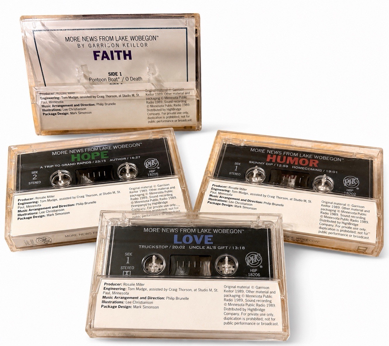 Garrison Keillor Lake Wobegon Cassette Lot 3 of 4 READ