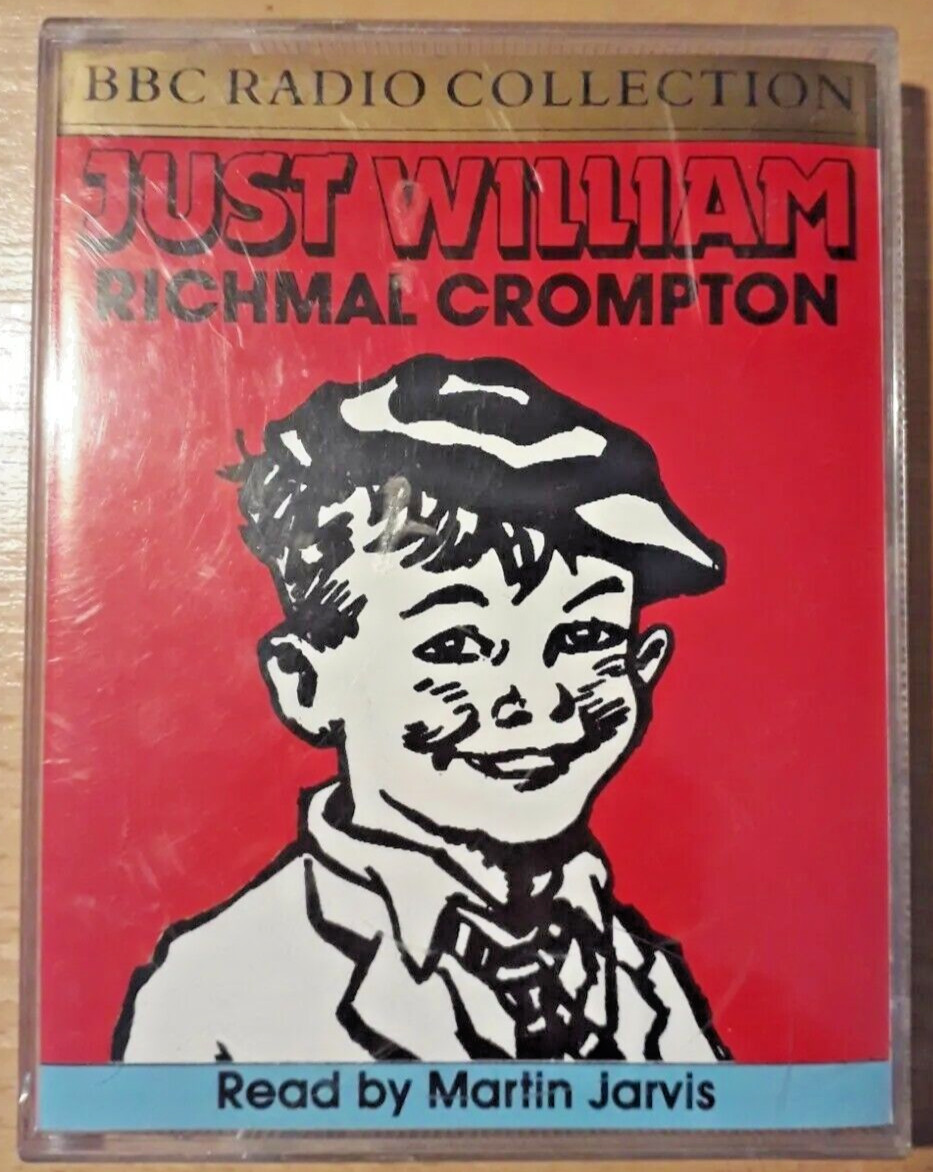 ⁸JUST WILLIAM —BY RICHMAL CROMPTON (1990)( DOUBLE CASSETTE)(VGC)