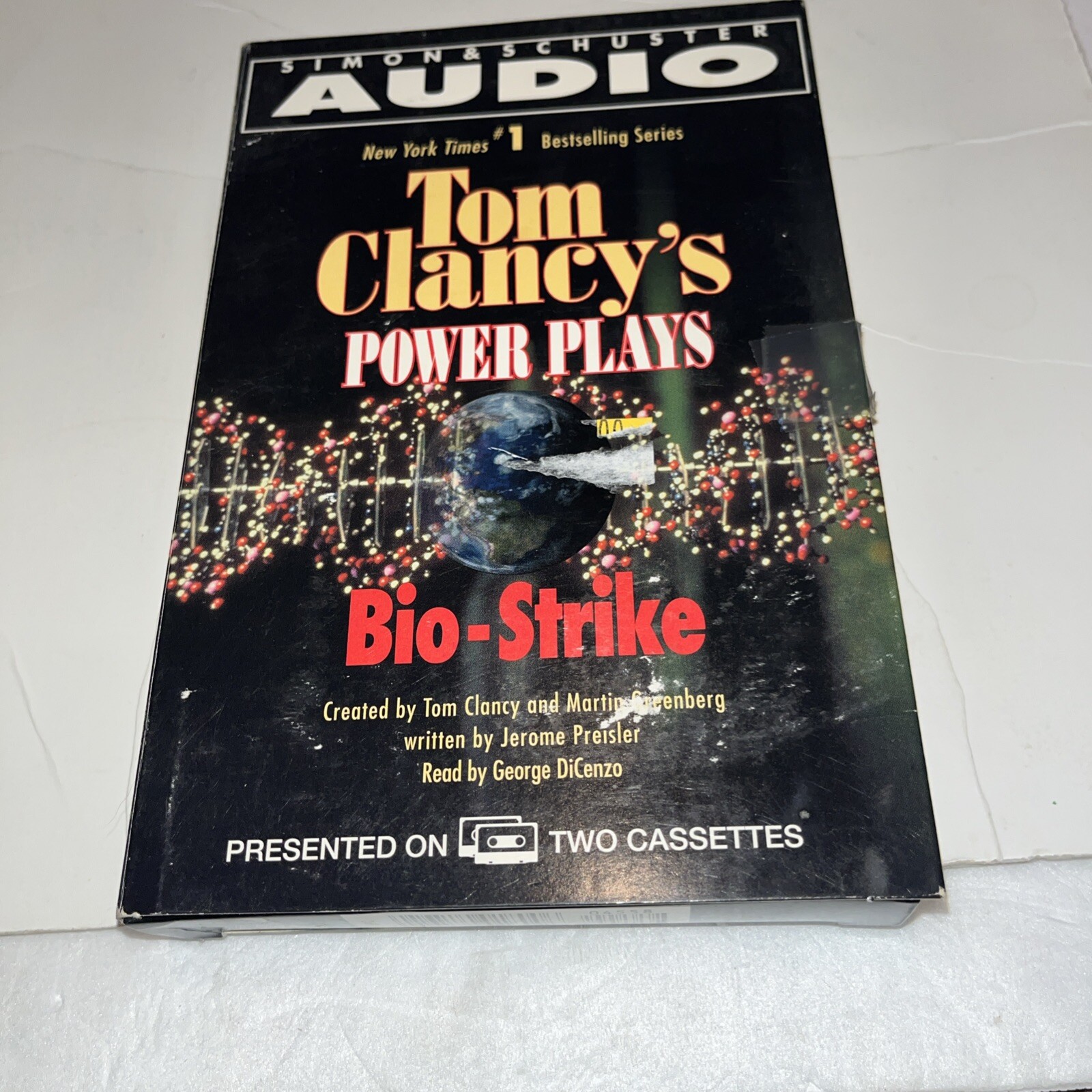Tom Clancy’s Power Plays Bio-Strike Abridged Audiobook On 2 Cassettes, Preisler