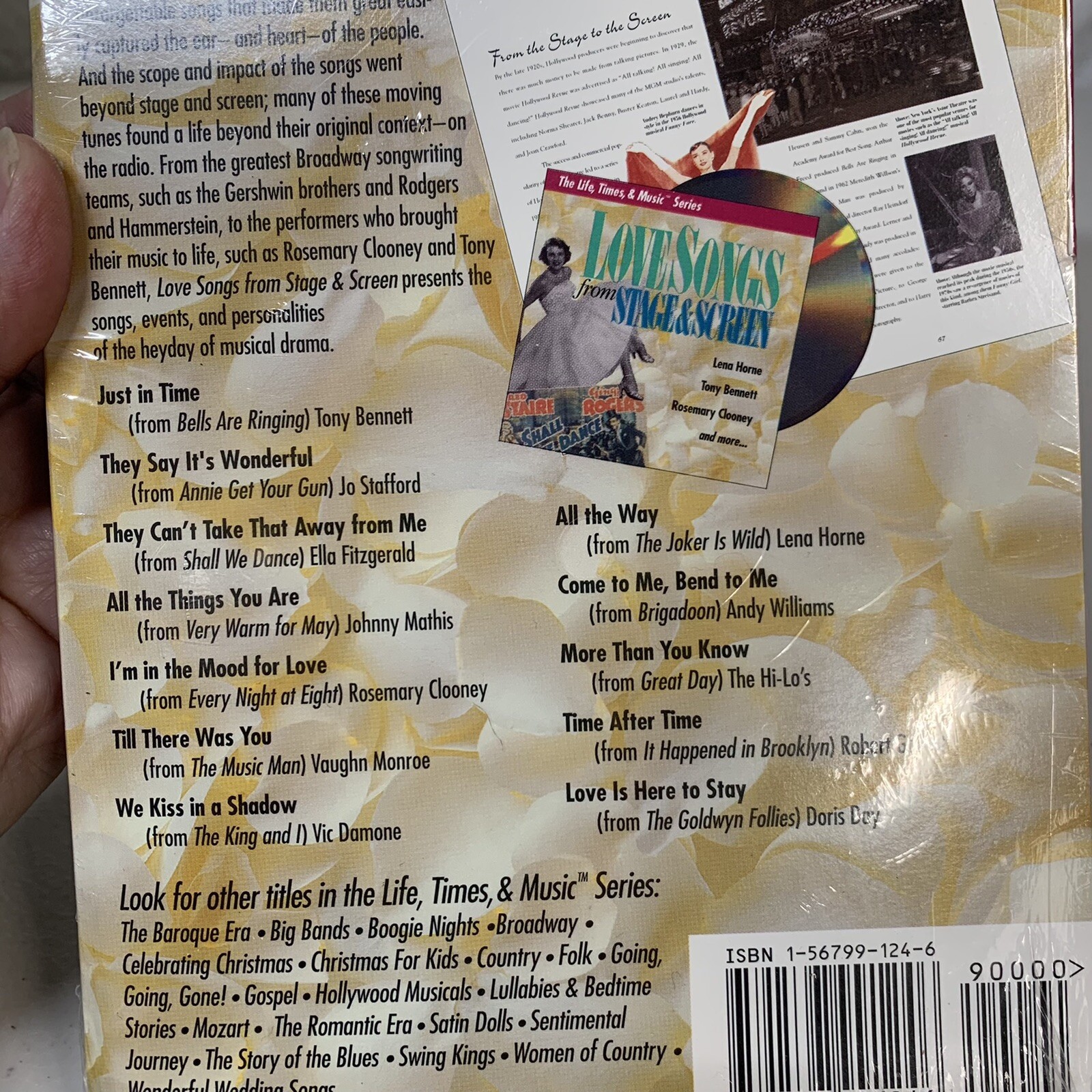 The Life, Times and Music, Love Songs from Stage and Screen (CD + Book)