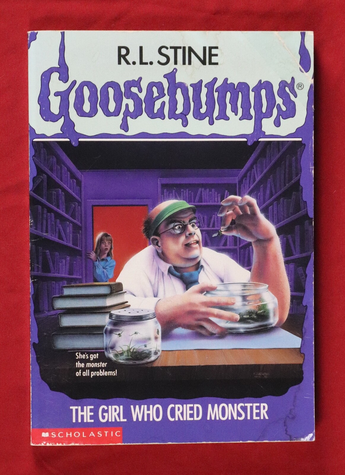 Goosebumps «GIRL WHO CRIED MONSTER» by R.L. STINE (1993, Scholastic) Book #8