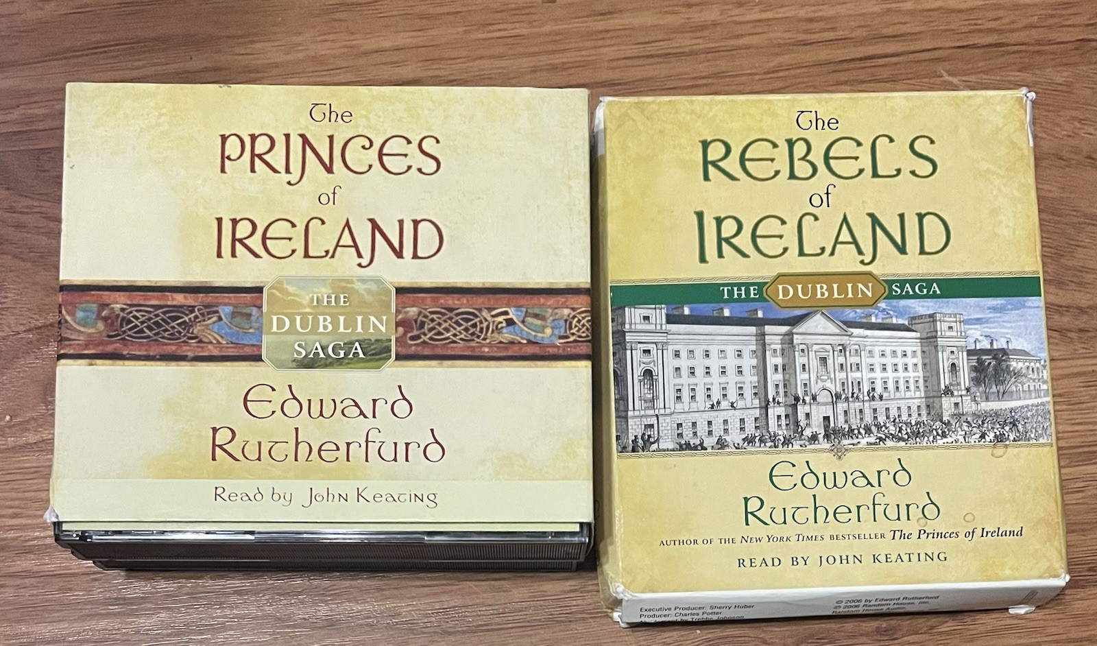 Dublin Saga Rebels & Princess of Ireland by Edward Rutherford (2 Audio CD)