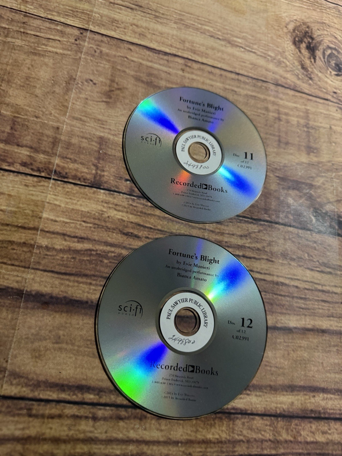 Fortunes Blight Evie Manieri Audiobook 12 Discs Tested Narrated By Bianca Amato
