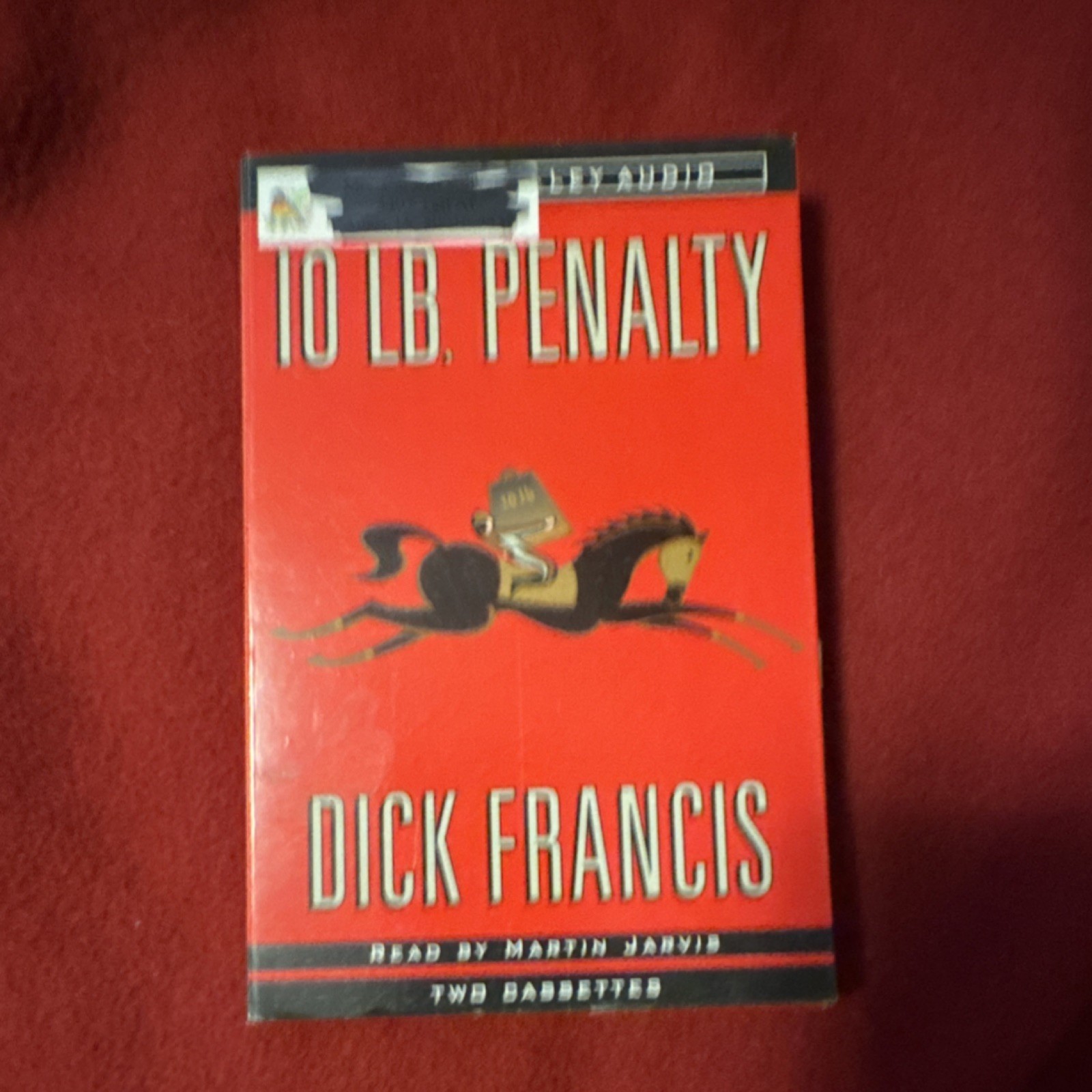 10 lb. Penalty by Dick Francis Audiobook Cassette, Read by Martin Jarvis