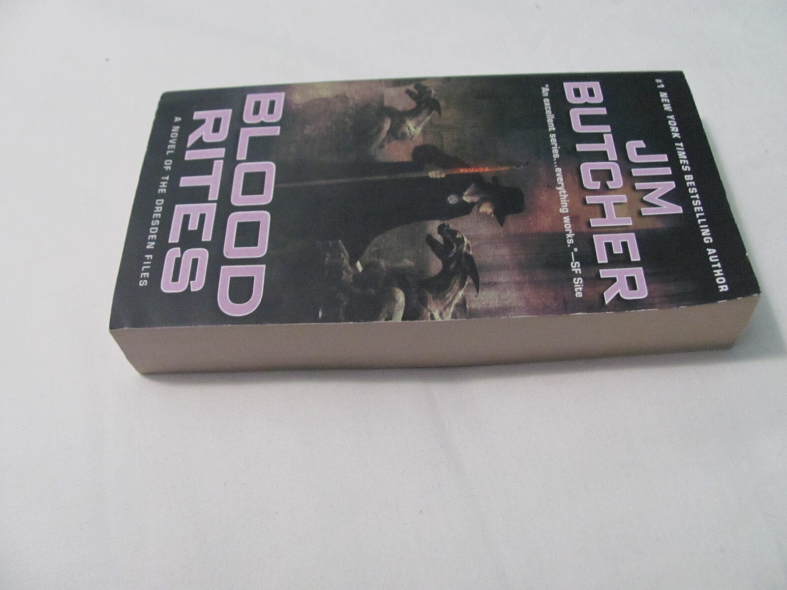 PRE-OWNED DRESDEN FILES SERIES ~~ BLOOD RITES PAPERBACK BOOK