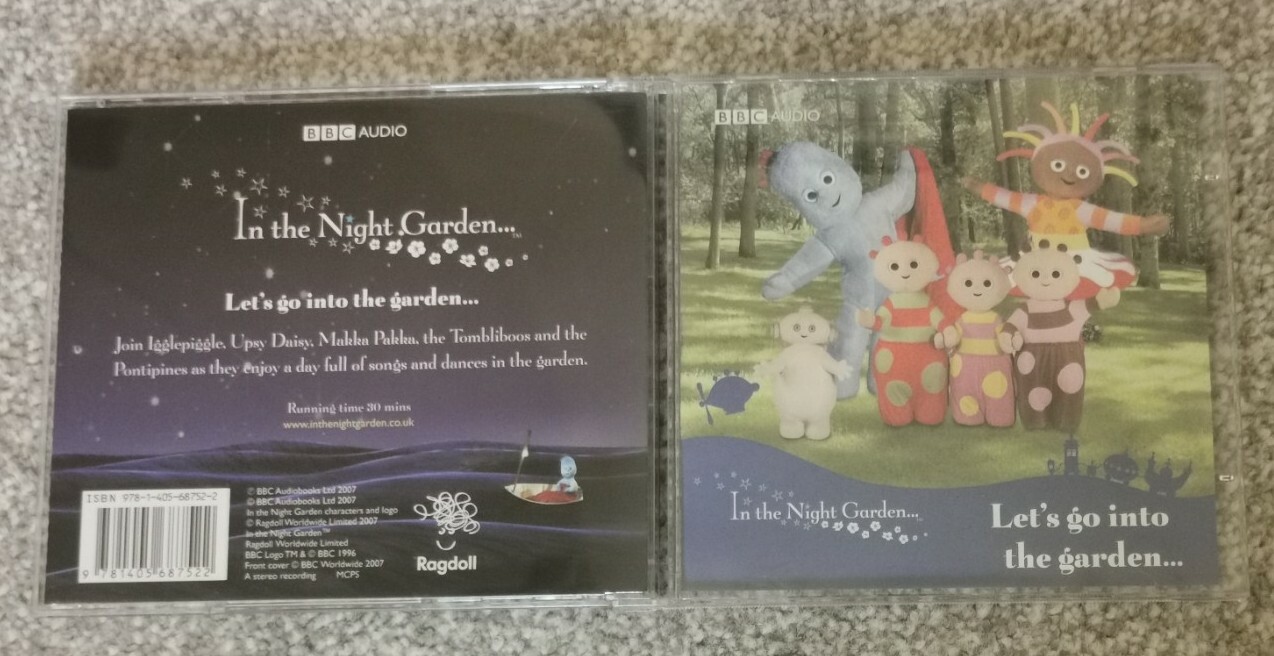 In the Night Garden — Let’s Go Into the Garden CD BBC Audio Disc