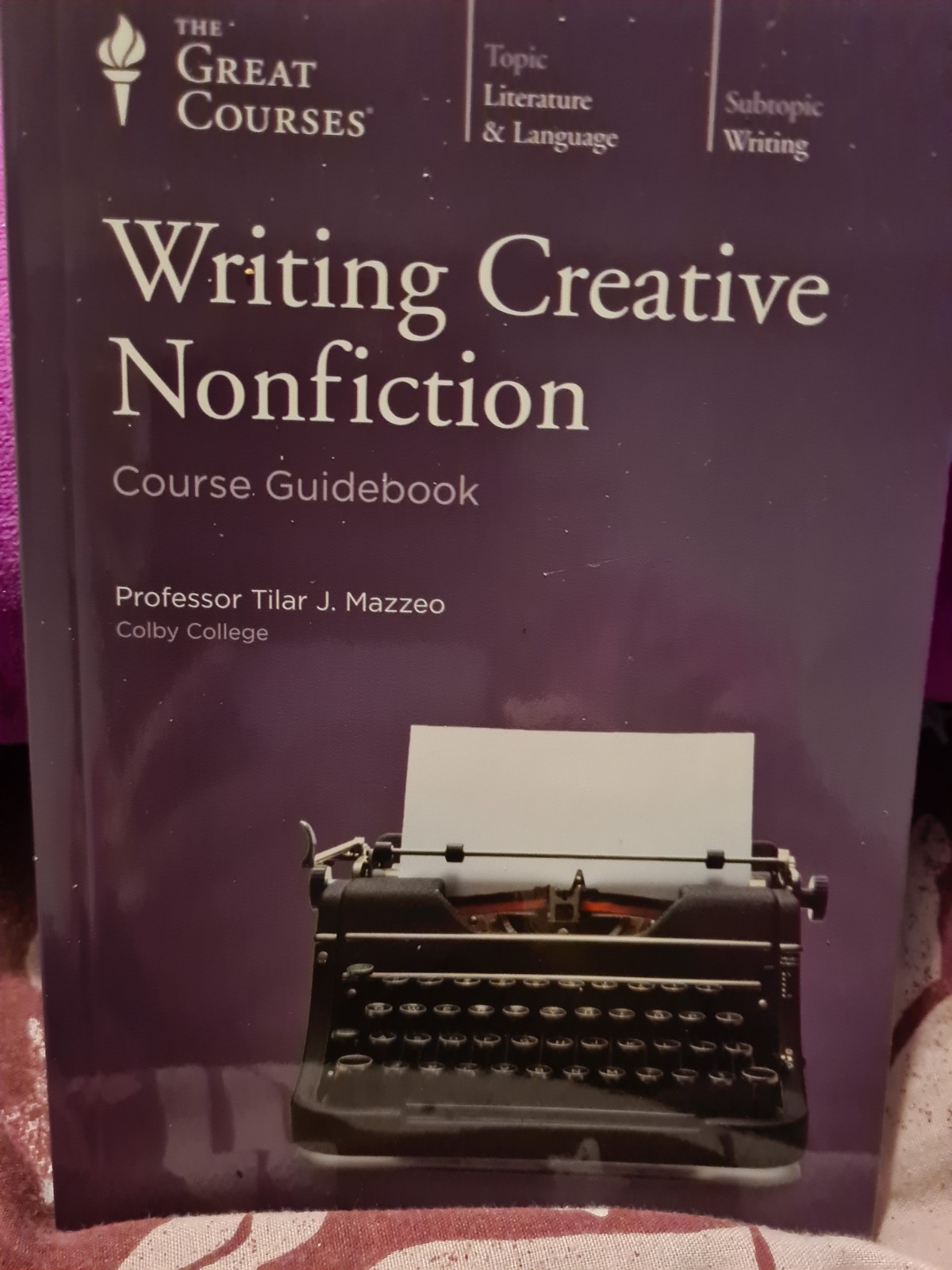 Great Courses Writing Creative Nonfiction 12 Audio CDs Book Tilar Mazzeo Author