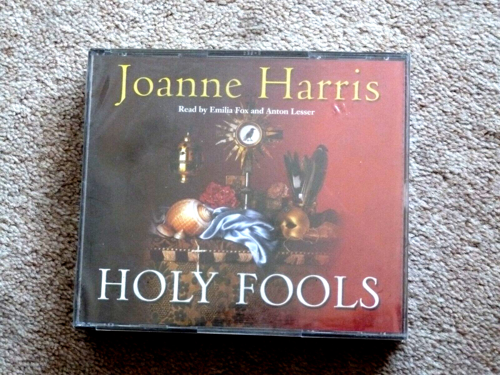 JOANNE HARRIS — HOLY FOOLS ( NEW ) — AUDIO BOOK — TALKING BOOK ( 4 CDS )