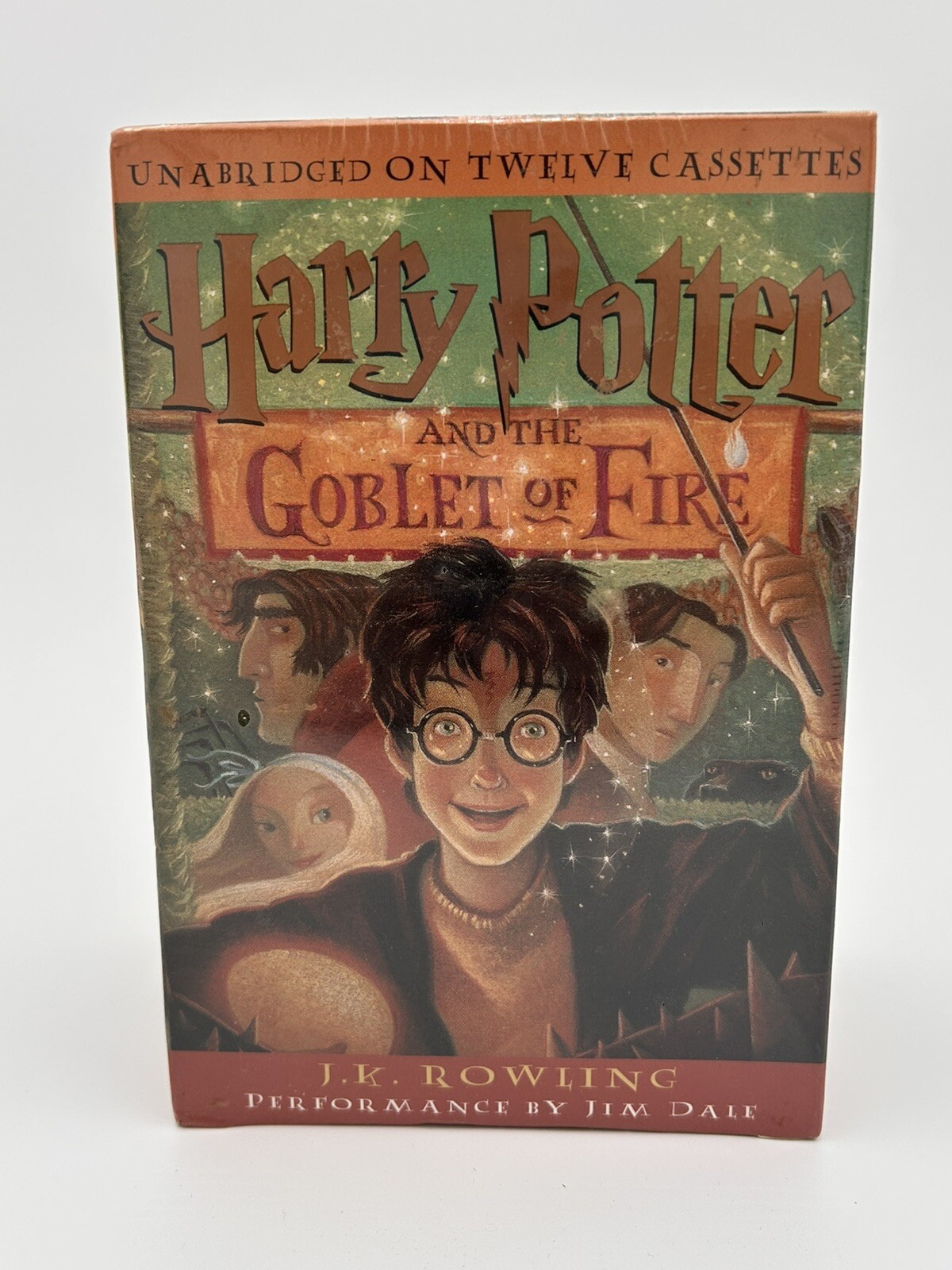Harry Potter and The Goblet Of Fire Audio Book Cassettes Wizards Wands Magic