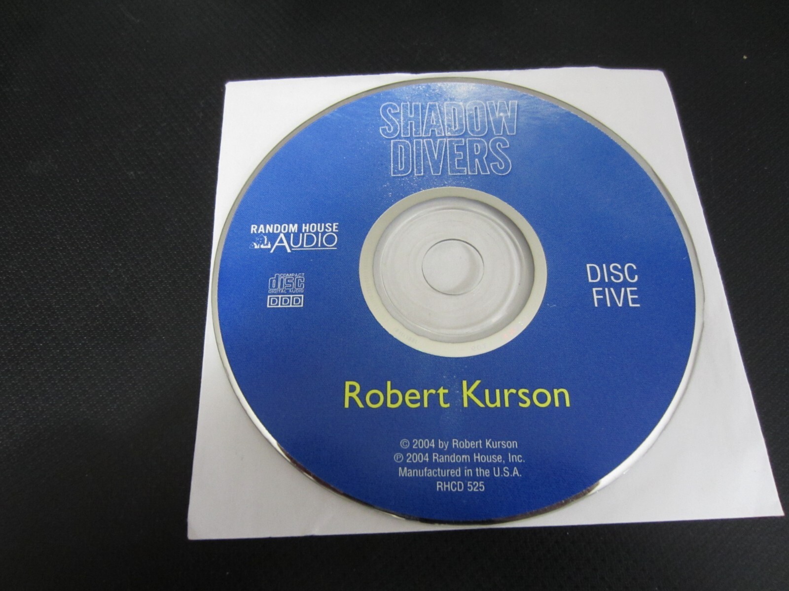 Shadow Divers by Robert Kurson (CD Audio Book, 2004) — Disc 5 Only!!!