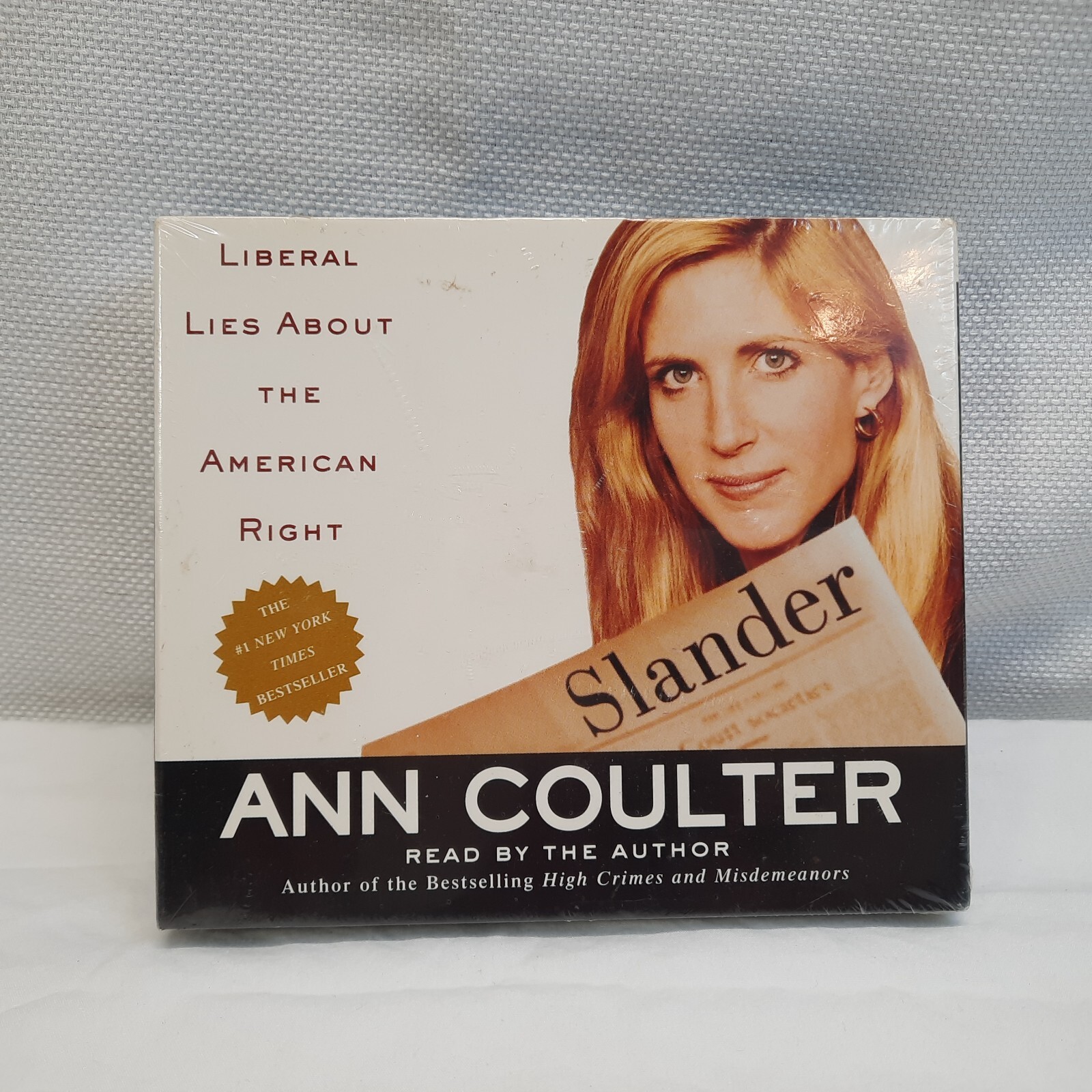 NEW  Ann Coulter  Slander — Liberal Lies About The American Right 5  Audio CDs