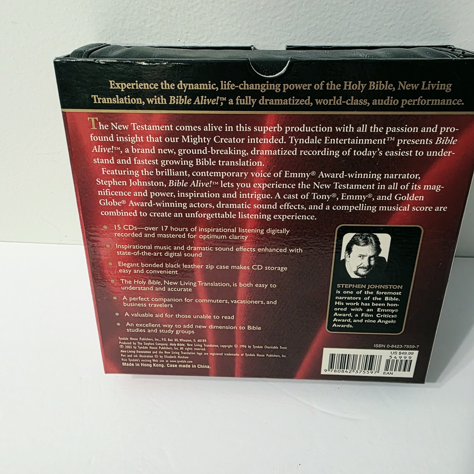 Bible Alive! Dramatized New Living Translation 2003 Tyndale CD’s w/Carrying Case