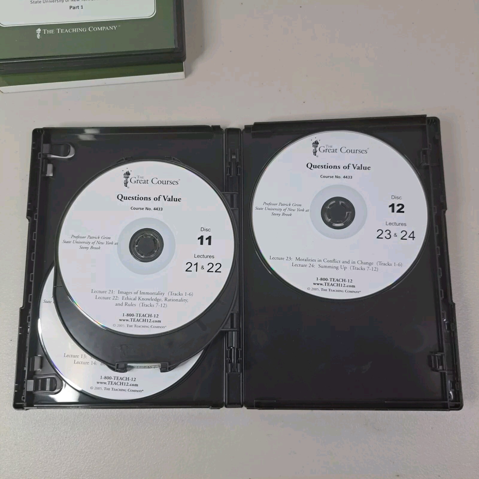 The Great Courses Questions Of Value Audio CDs With Course Guidebook