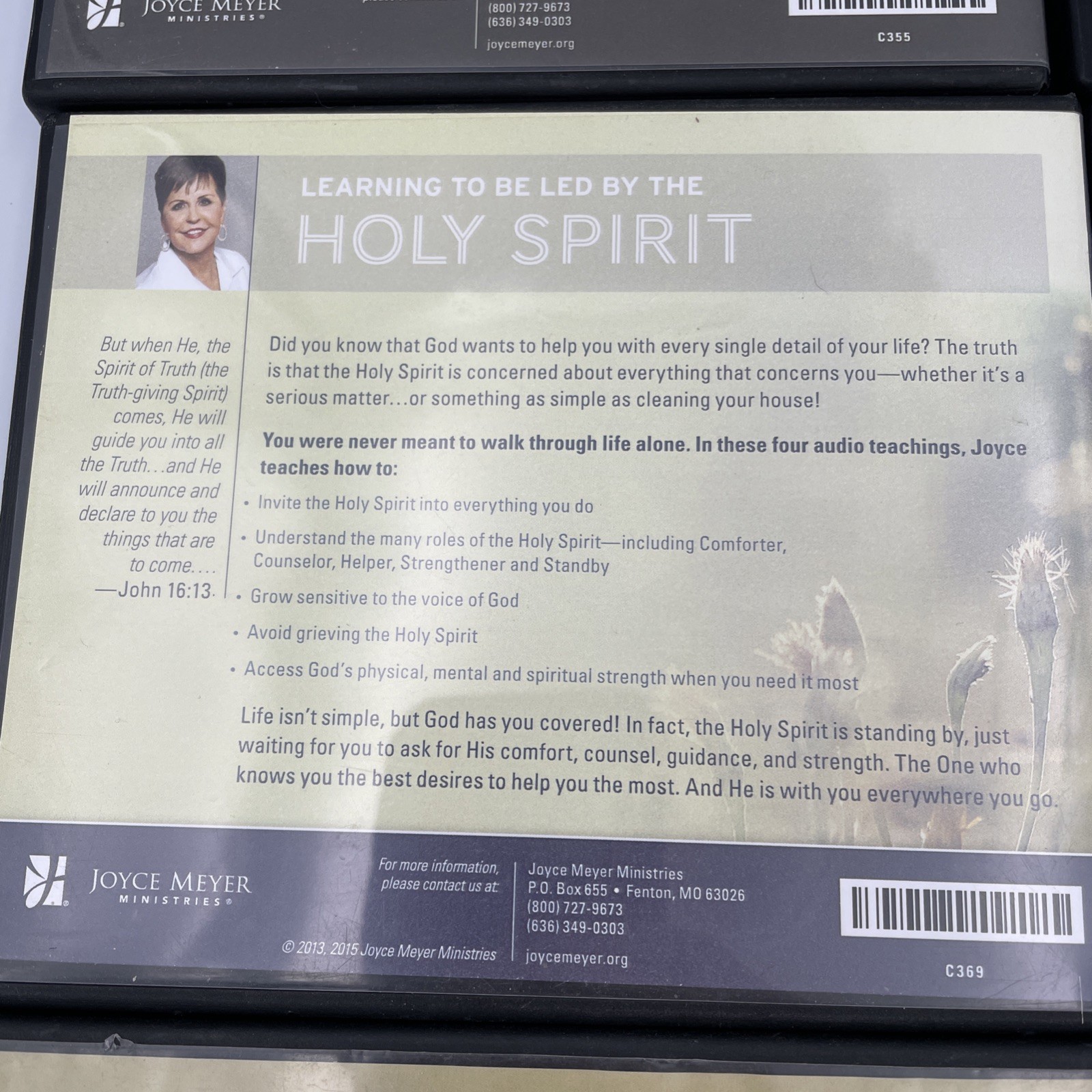 Joyce Meyer Ministries Audio CD Set Christian Living Self Help Biblical-lot of 6