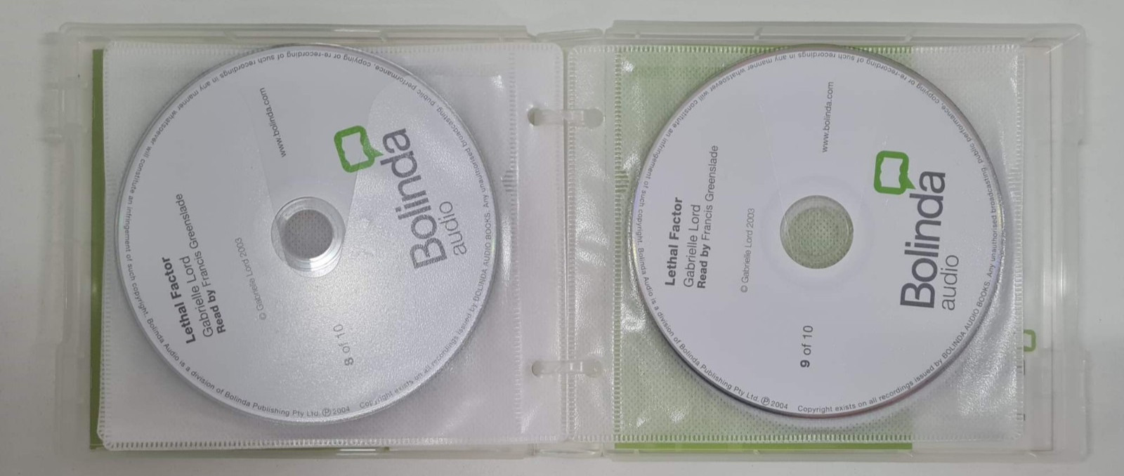 Lethal Factor by Gabrielle Lord audiobook 10 x Audio CDs Jack McCain #2