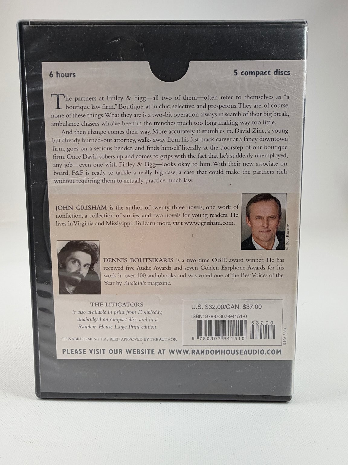 The Litigators by John Grisham Audiobook CDs Abridged 5 Discs