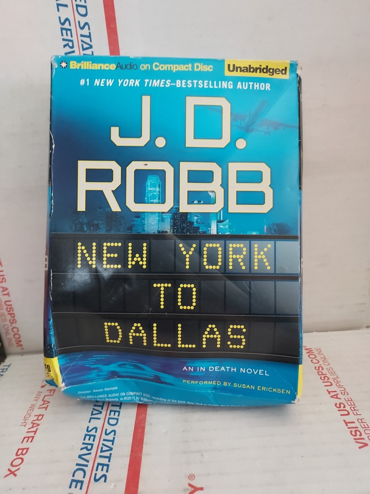 New York to Dallas by J. D. Robb 2011, Compact Disc Unabridged Good Used — #179