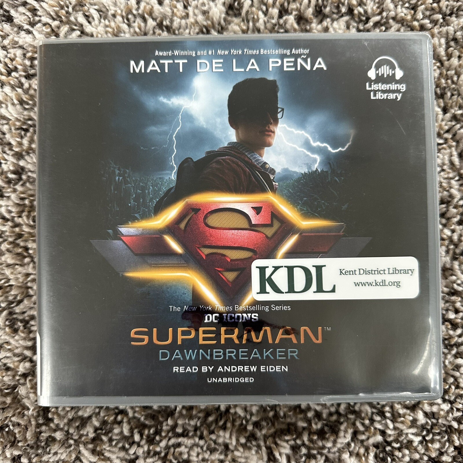 Superman Dawnbreaker MATT De La PEÑA Unabridged CD Audiobook DC Icons
