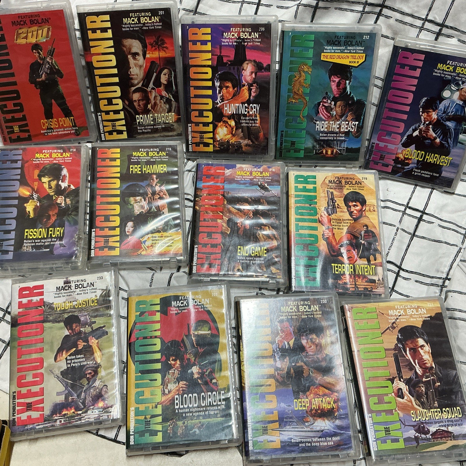 Don Pendleton’s The Executioner Featuring Mack Nolan Cassette Audio Lot Of 13