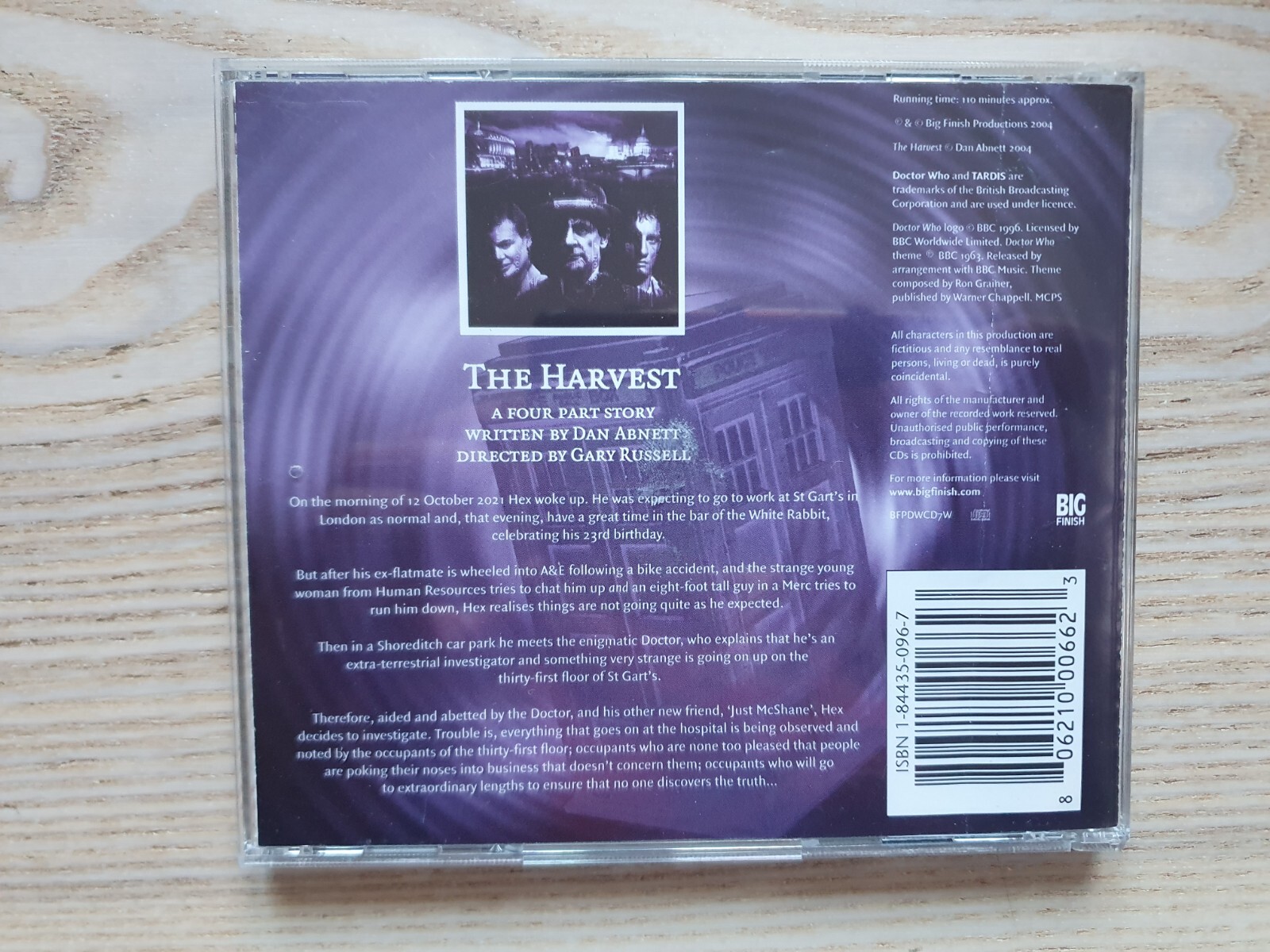 The Harvest Doctor Who CD Audiobook
