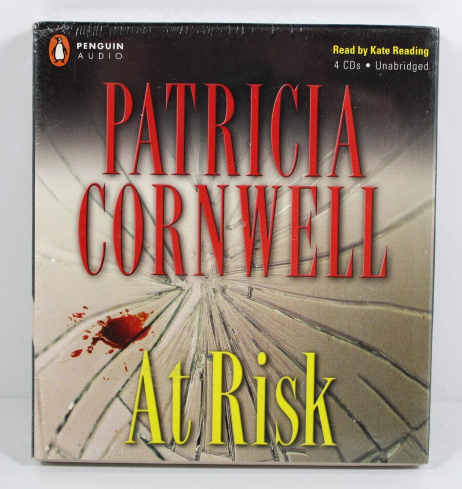 Patricia Cornwell’s — AT RISK Audio Book 4 Unabridged CD’s Read By Kate Reading