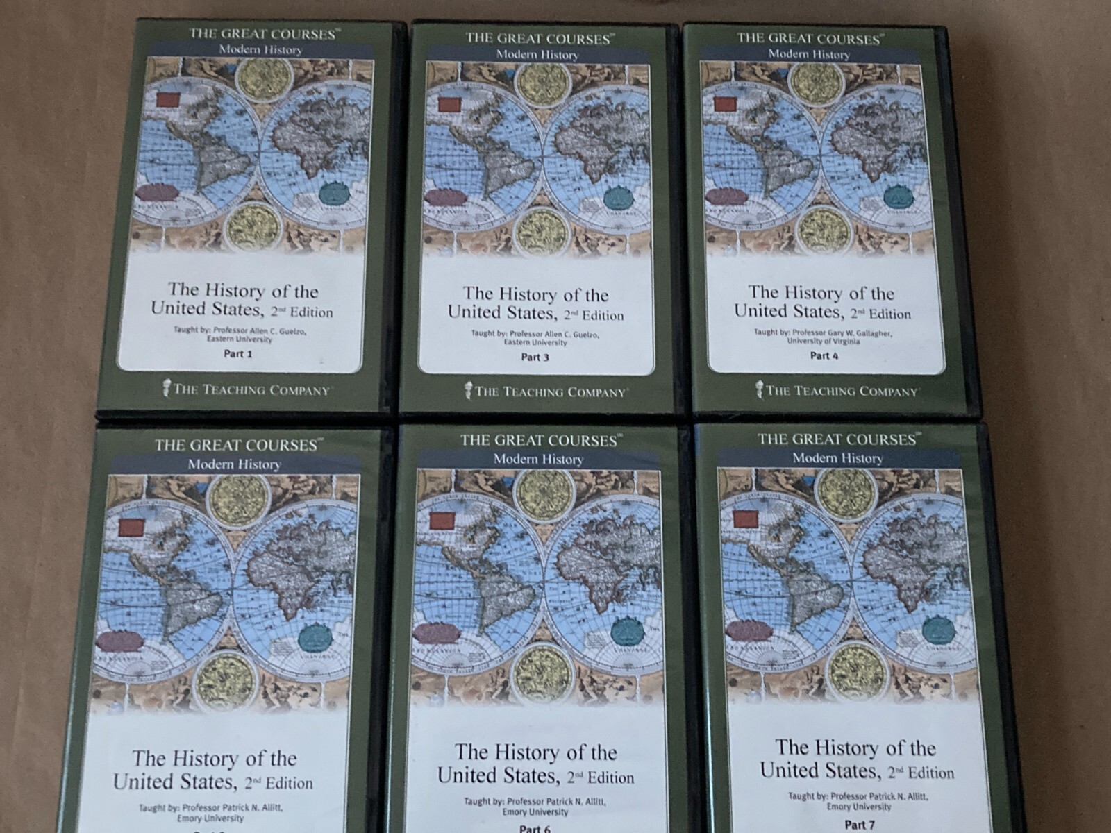 The History of the USA 2nd Edition Audio Book Lot Parts 6 of 7