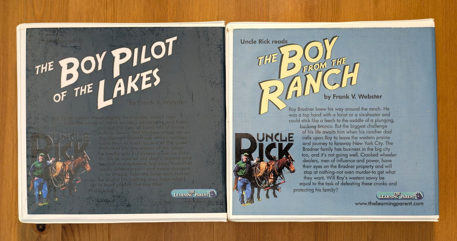 Character Concepts Uncle Rick Reads 2 3-CD sets audiobook lot by Frank V Webster
