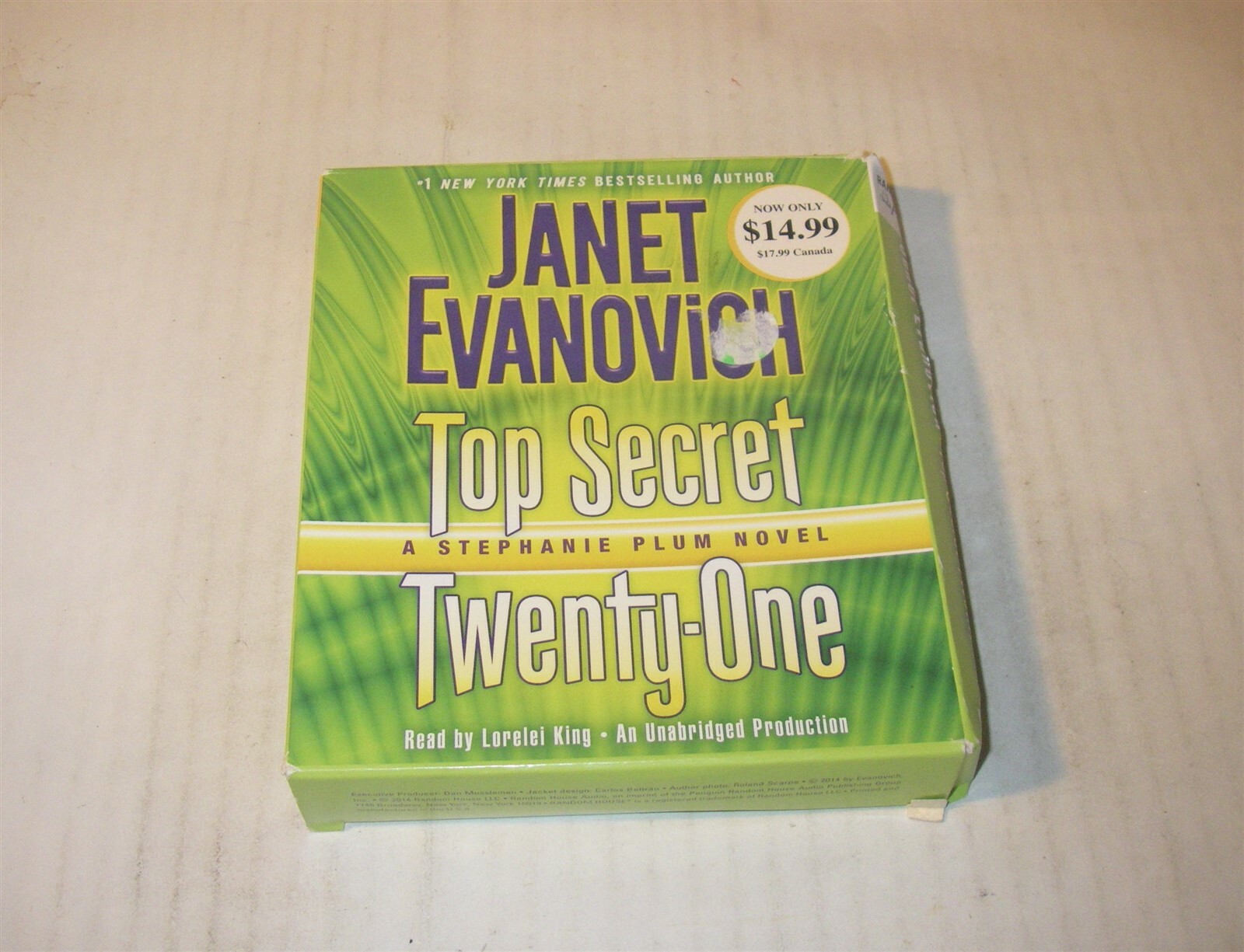 TOP SECRET TWENTY ONE BY JANET EVANOVICH AUDIOBOOK