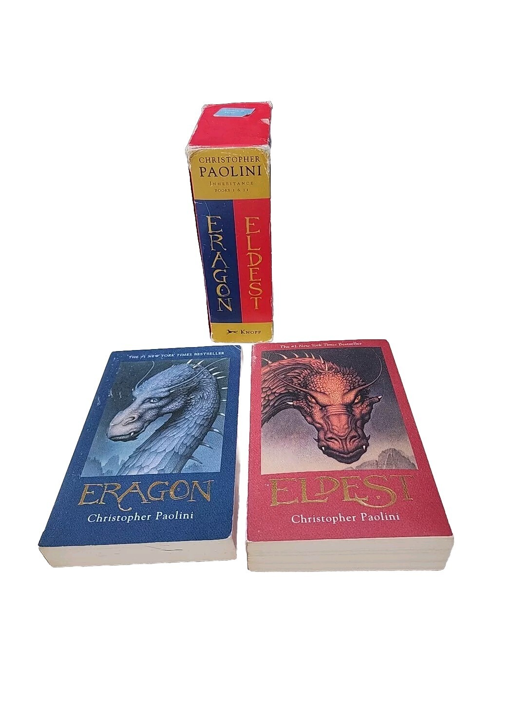 Eragon&Eldest 2007 1st Knopf Trade Paperback Ed Boxed Set Christopher Paolini