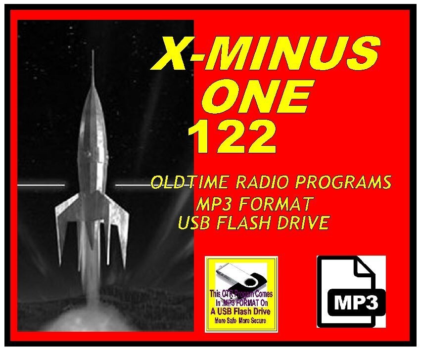 X-MINUS ONE 122 Choice Oldtime Radio Shows MP3 OTR On USB Flash Drive