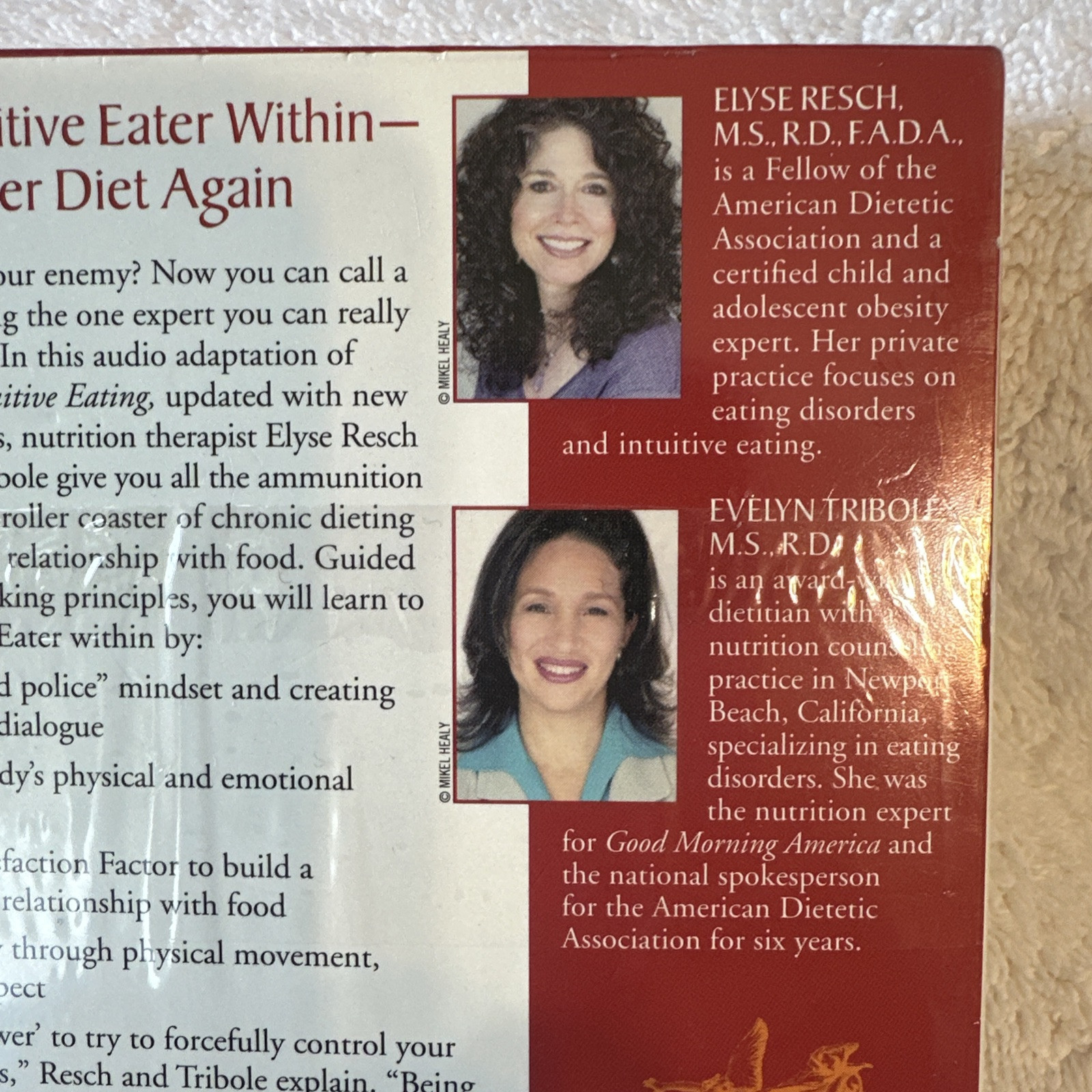 Intuitive Eating A Practical Guide to Make Peace with Food ELYSE RESCH 4-CDs New