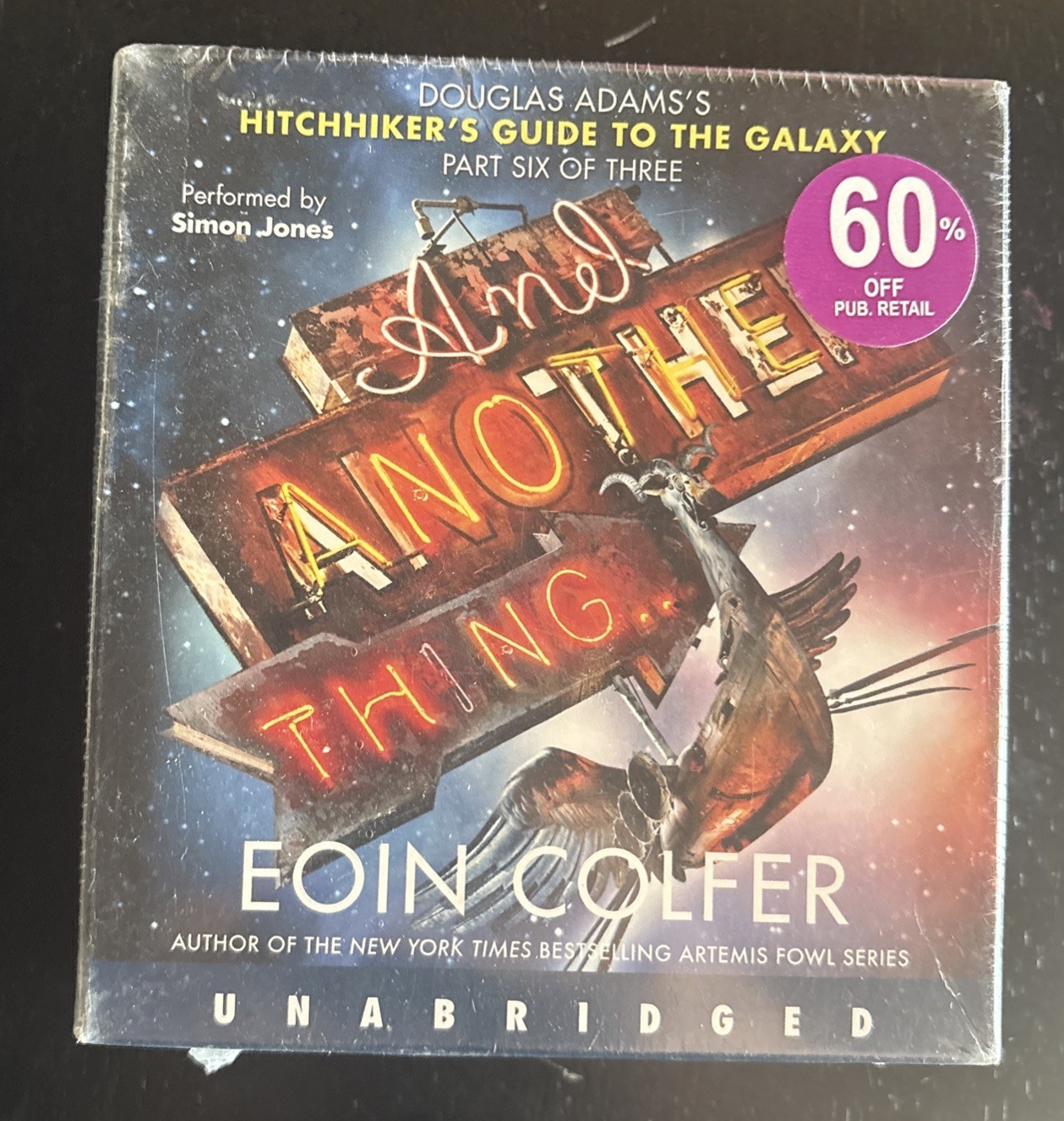 And Another Thing… by Eoin Colfer — unabridged audio book on CD (NEW SEALED!)