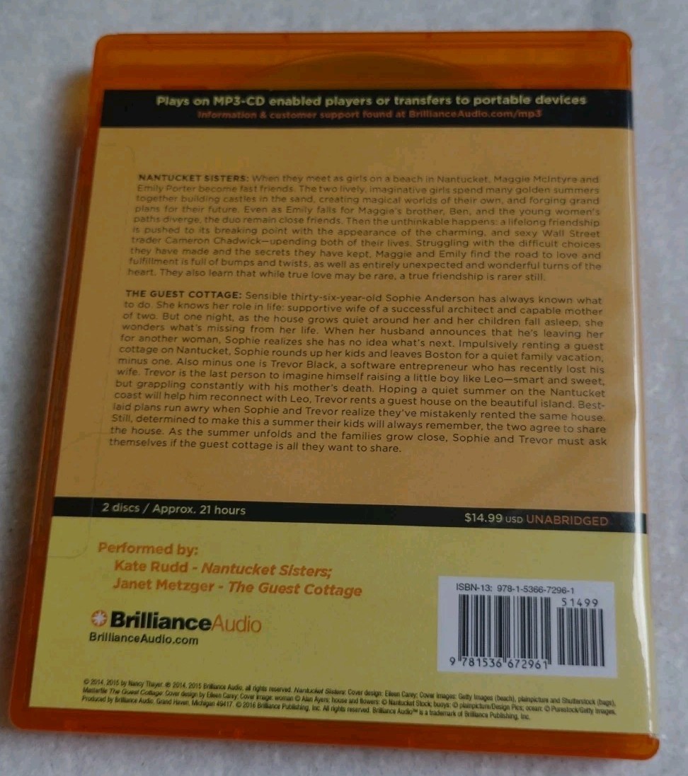 Nancy Thayer Collection (2015, CD MP3, Unabridged edition) 21 Hours