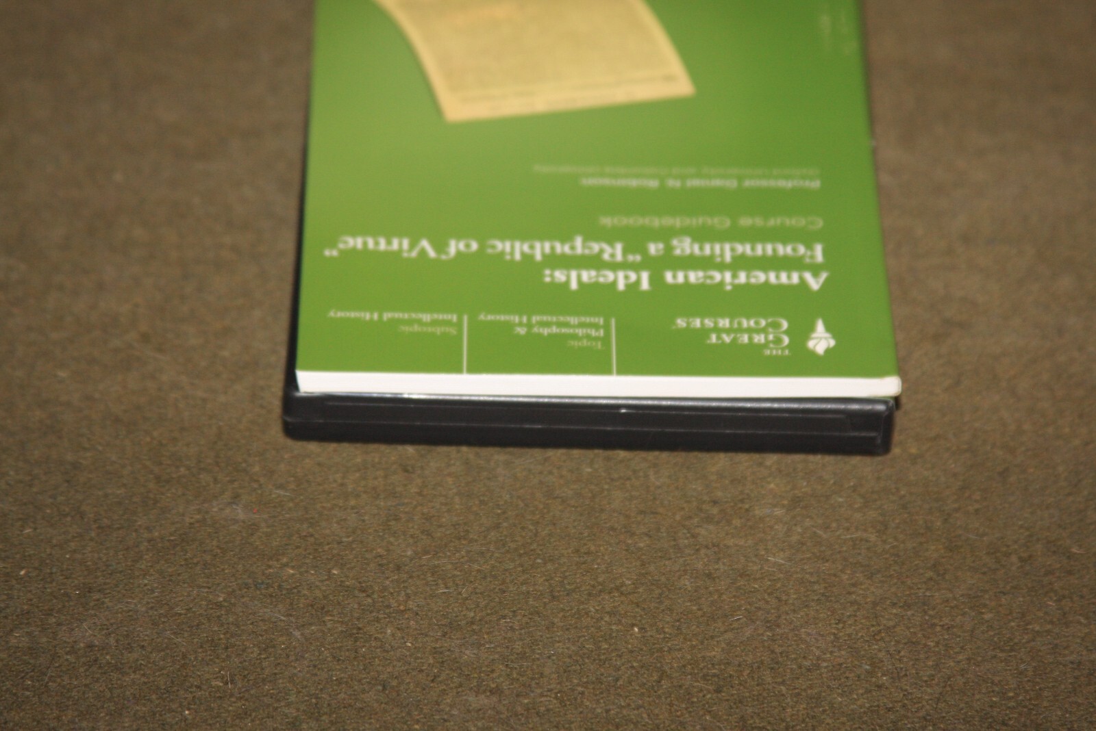 American Ideals: Founding a Republic of Virtue: Great Courses 6 CD Set w/ Book