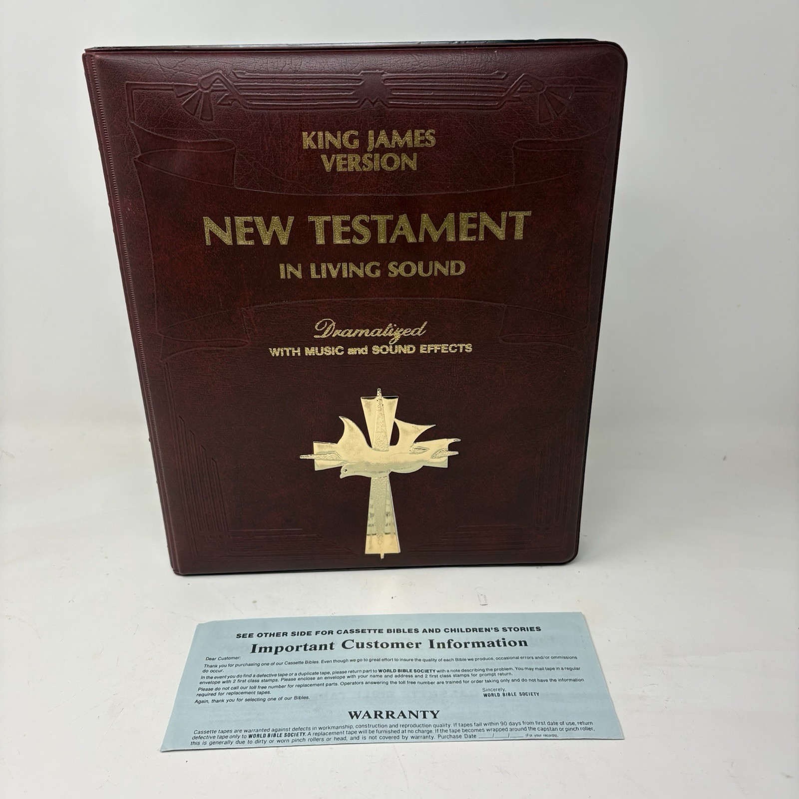 KJV New Testament In Living Sound Dramatized Cassette Tape Set World Bible WBS