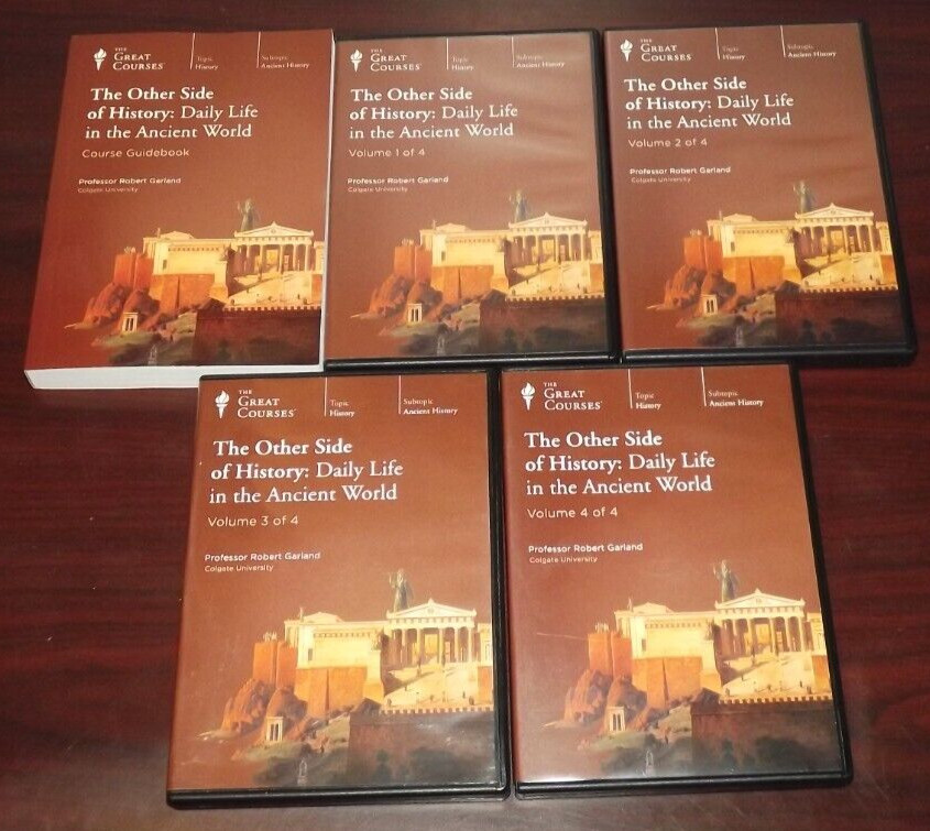 The Great Courses: Daily Life in the Ancient World course guidebook & 24 CDs