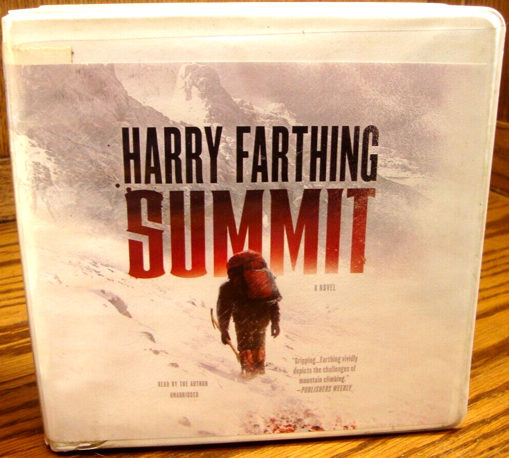 AUDIOBOOK 15 CDs~Summit~by Harry Farthing 2016 Unabridged~Ex-Lib~17.5 hrs i16