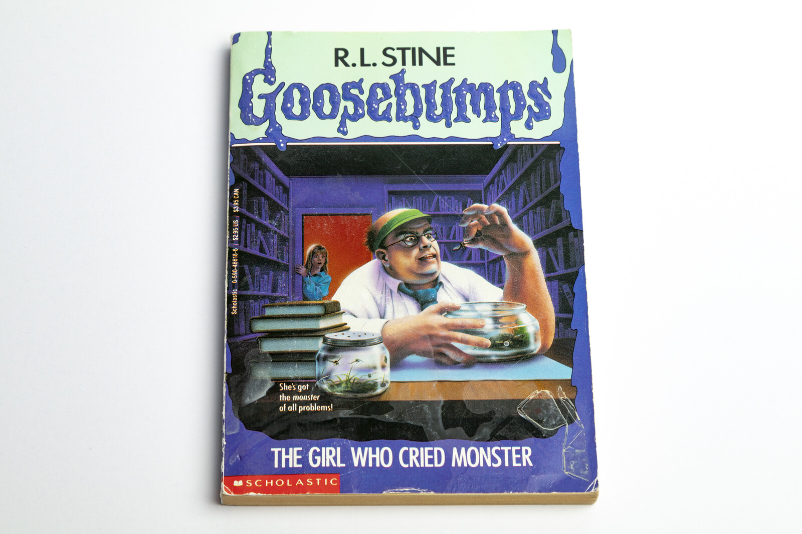 Vintage Goosebumps #8 The Girl Who Cried Monster (1993, Paperback)