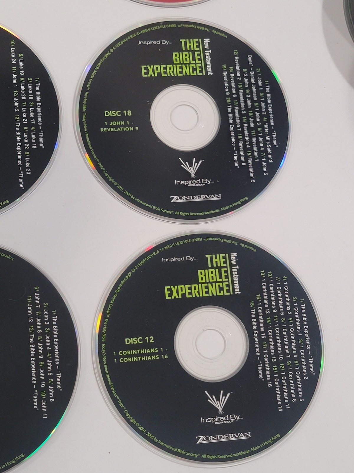 20 Loose Bible Audio CDs, PC CD-ROMs, & DVDs — KJV, NIV, Jesus, God, Blessing