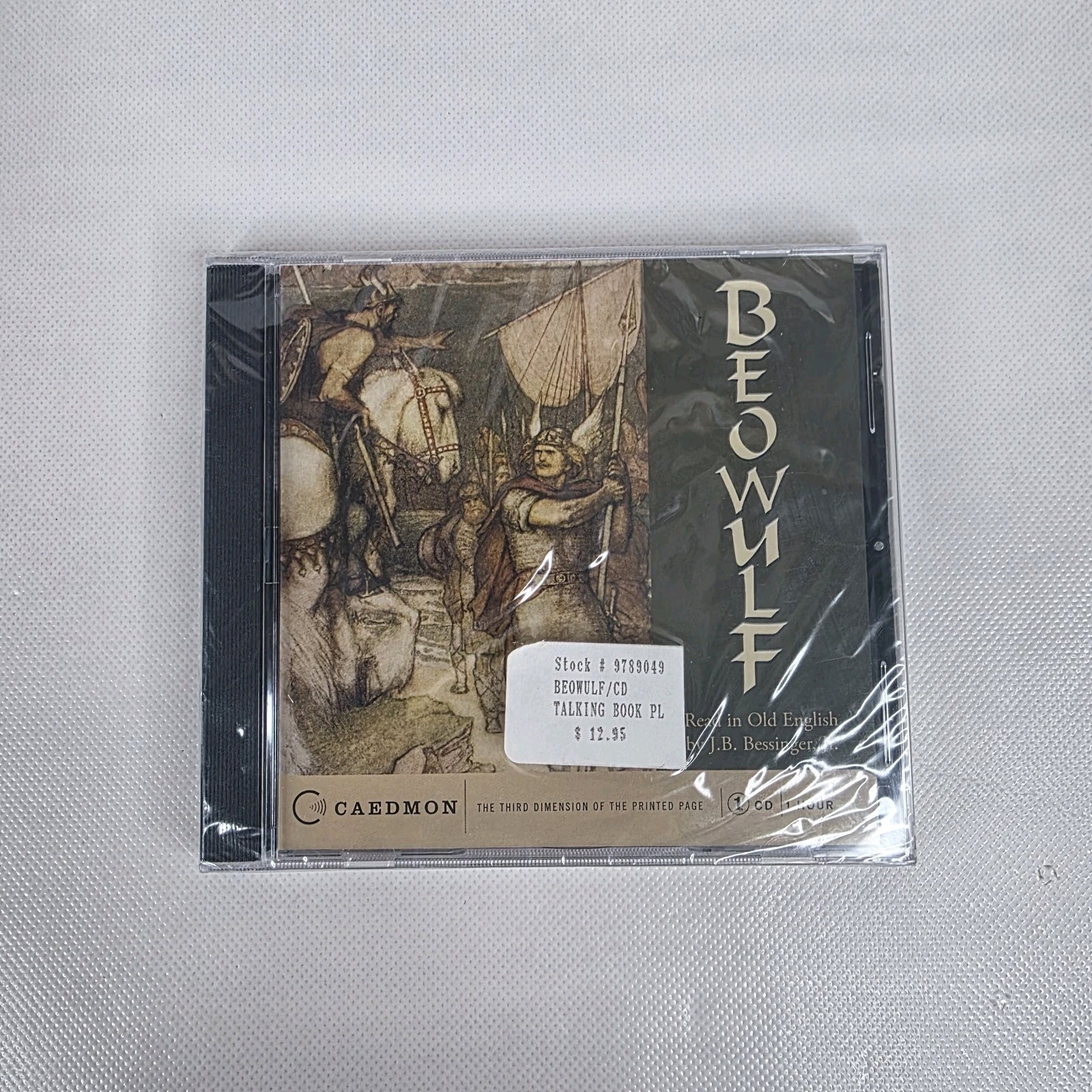 Beowulf Read in Old English by J.B. Bessinger Jr (CD Caedmon Audio) Rare OOP New