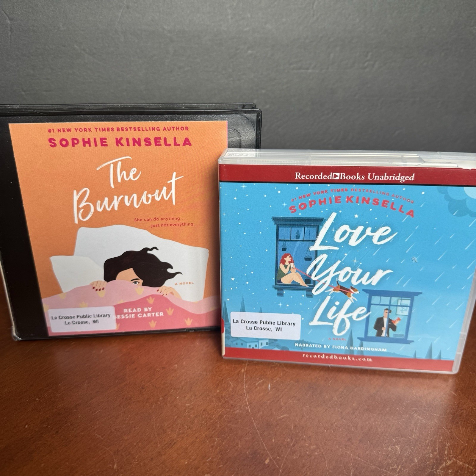 Lot: 2 Sophie Kinsella Audio Book CD The Burnout Love Your Life Romance